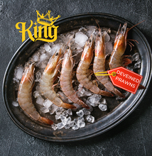 Load image into Gallery viewer, Vannamei Head On Prawns- Butterfly Cut & Deveined 16/20 700g - KING