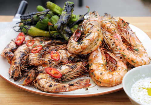 Vannamei Head On Prawns- Butterfly Cut Deveined 21/25 700g