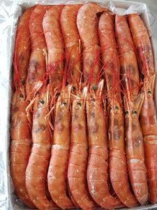 Argentinian Head On Prawns L1 (Extra Large) - packed 600g