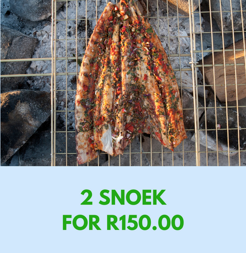 Braai Snoek Medium - 2 FOR R150!! SAVE R50!!