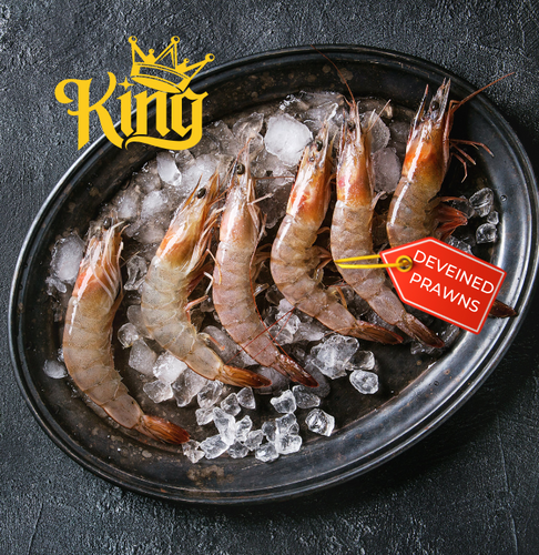 Vannamei Head On Prawns- Butterfly Cut & Deveined 16/20 700g - KING **SAVE R30.00**