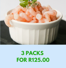 Load image into Gallery viewer, Blanched Shrimp 240g - 3 PACKS FOR R125 **SAVE R100.00*