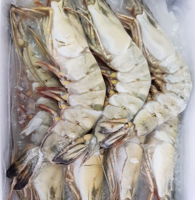 Black Tiger Head On Prawns 6/8 700g - GIANTS ***SAVE R45***